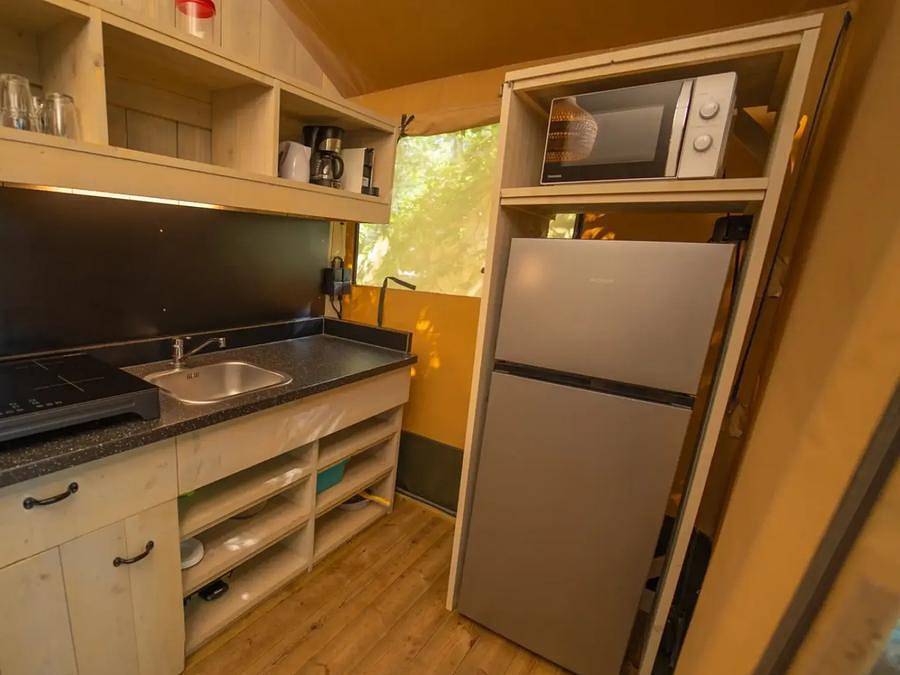 Sivinos Camping Boutique - Safarizelt 4 personen - Safari-Zelt in Manerba del Garda, Gardasee-Berge