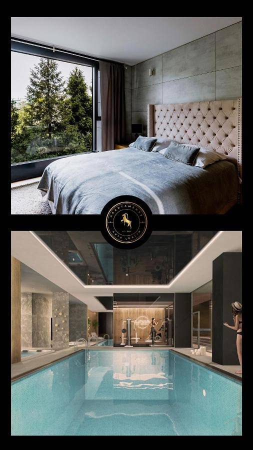 Apartament wakacyjny dla 2 osób, z sauna i jacuzzi oraz basen w Lublin