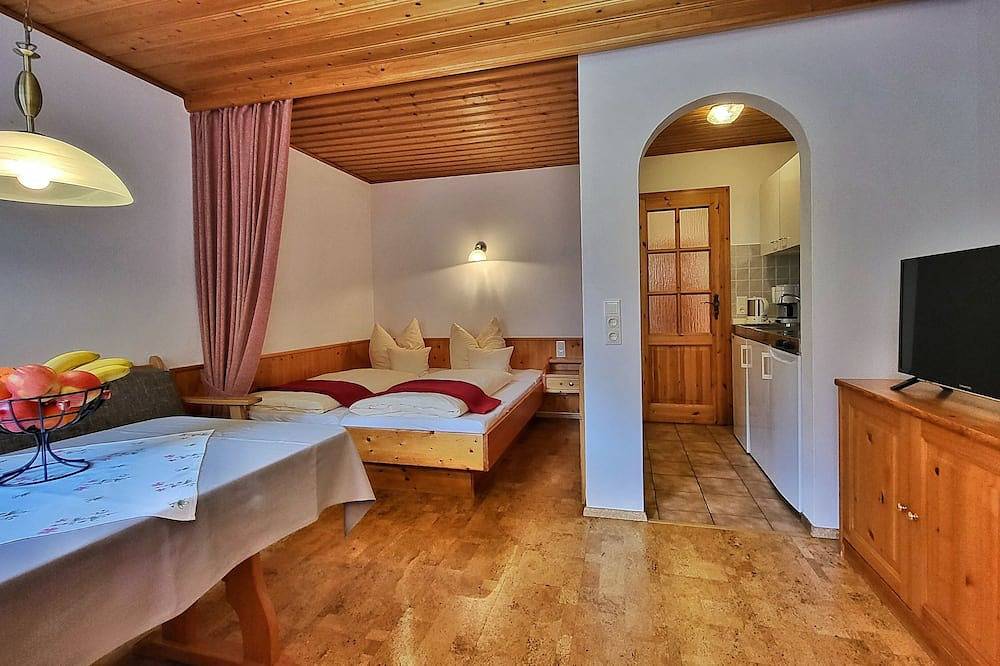 Ganze Wohnung, Gemütliche Einzimmer-Wohnung mit Terrasse in den Bergen in Oberau, Bayerische Alpen