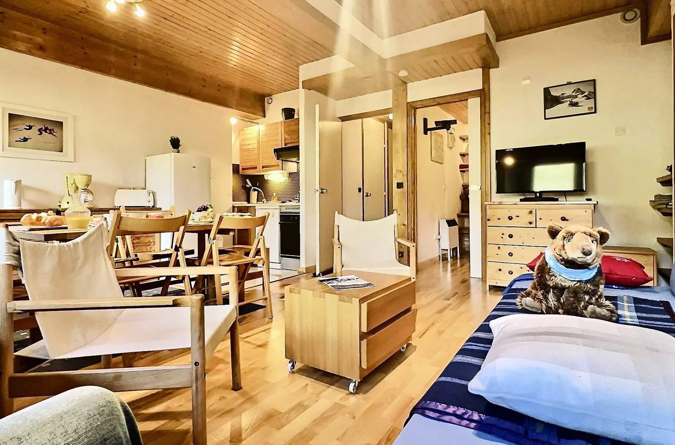 Appartement entier, Grand T3 avec deux salles de bain au sein d'une résidence calme proche de toutes commodités in Val-d'Isère, Massif de la Vanoise