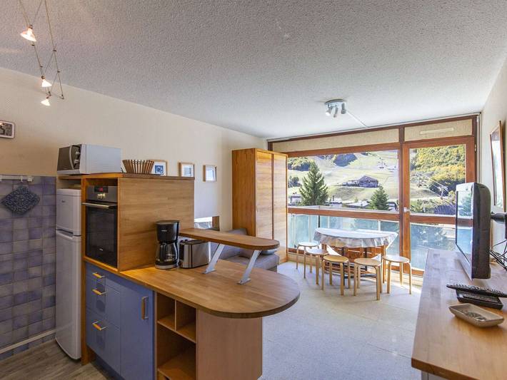 Studio pour 6 personnes, avec Balcon