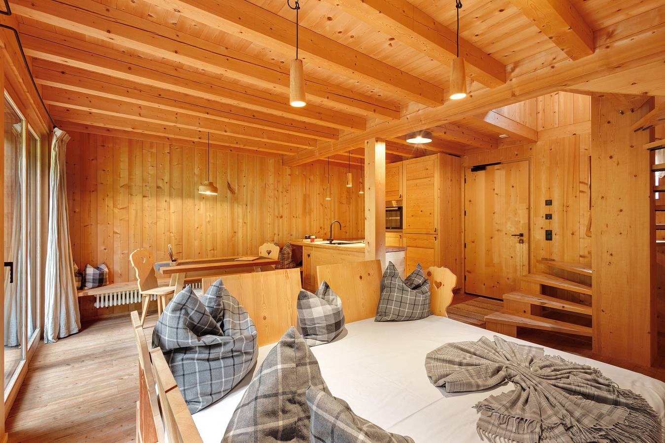 Ganze Wohnung, Chalet 'Blasla Olben 3-4P 2' mit Bergblick, Gemeinschaftsterrasse und Wlan in Villgratner Berge, Gsies