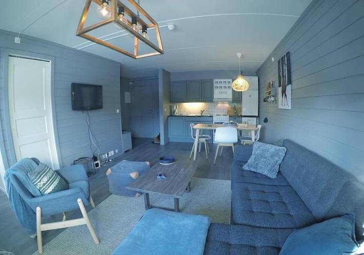 Ferielejlighed for 4 personer, med have og udsigt samt balkon i Hemsedal