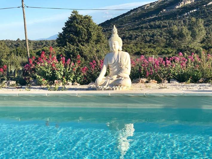 Gîte pour 4 personnes, avec piscine ainsi que vue et jardin à Vingrau - 3