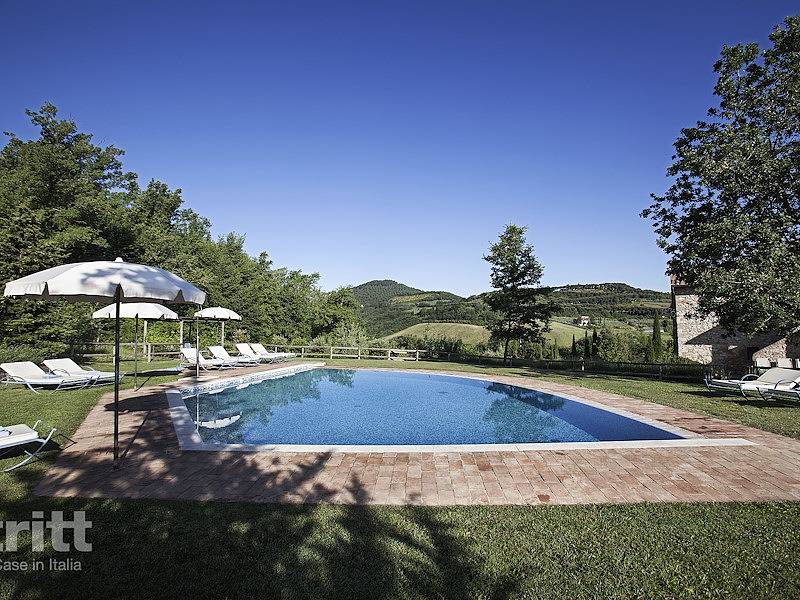Tritt — Beautiful holiday villa for 14 people with swimming pool in the heart of the famous Montepulciano wine region of Tuscany in Provincia de Siena