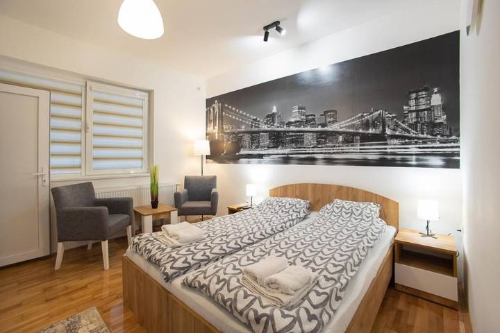 Appartement de vacances pour 2 personnes, avec jardin