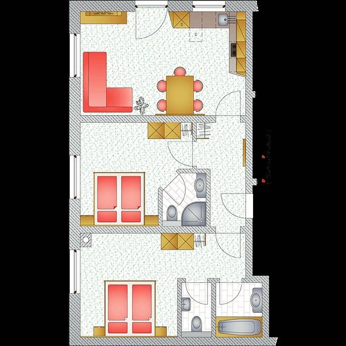 Ferienwohnung für 6 Personen, mit Garten und Sauna sowie Ausblick, kinderfreundlich im Stubaital - 4