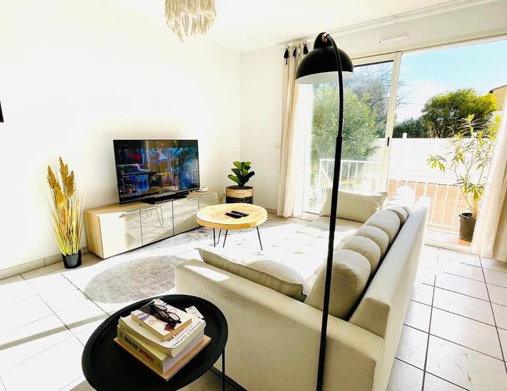 Villa pour 4 personnes, avec Balcon et Terrasse ainsi que Jardin et Vue à Perpignan