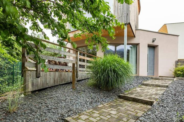 Location de vacances pour 4 personnes, avec terrasse et vue à Soultzbach-les-Bains