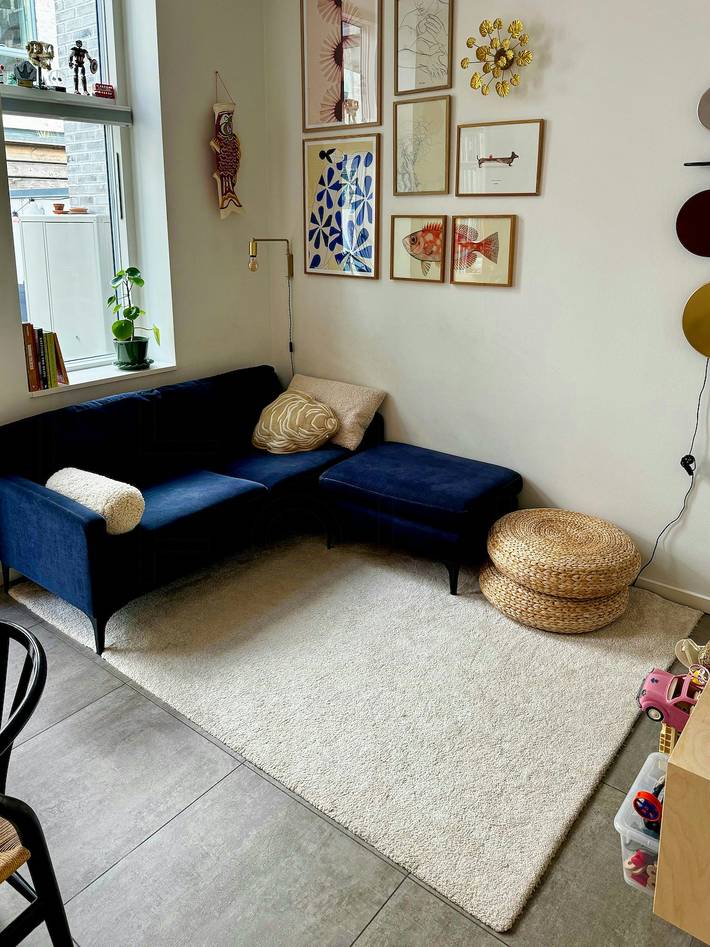 Huis aan de Havnevigen met dakterras en binnenplaats in Amager, Kopenhagen