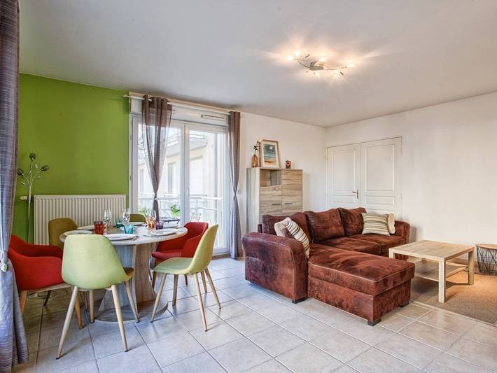 Gîte pour 6 personnes, avec balcon et piscine à Merville-Franceville-Plage - 2