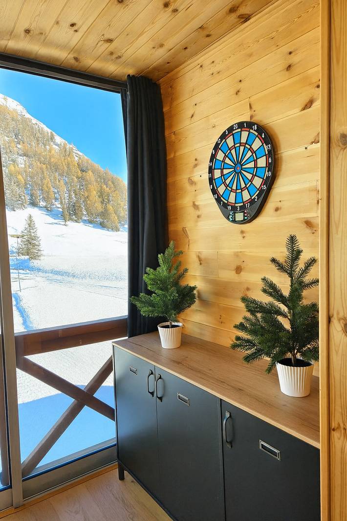 Entire studio, Le Schuss 2 N°178 in La Foux d'Allos, Allos