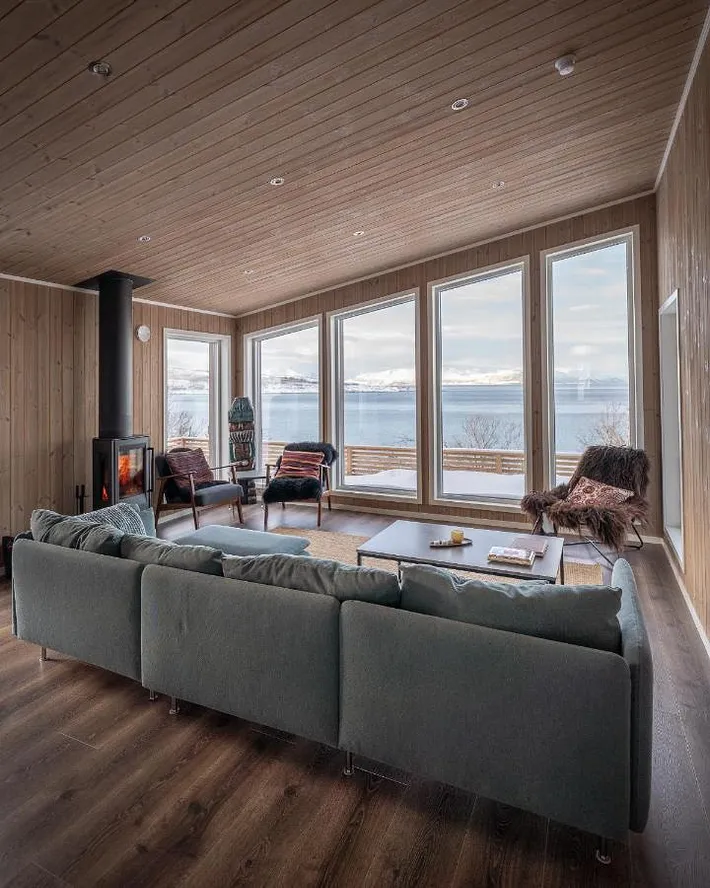 Ferienhaus für 8 Personen, mit Garten und Ausblick sowie Sauna - 1