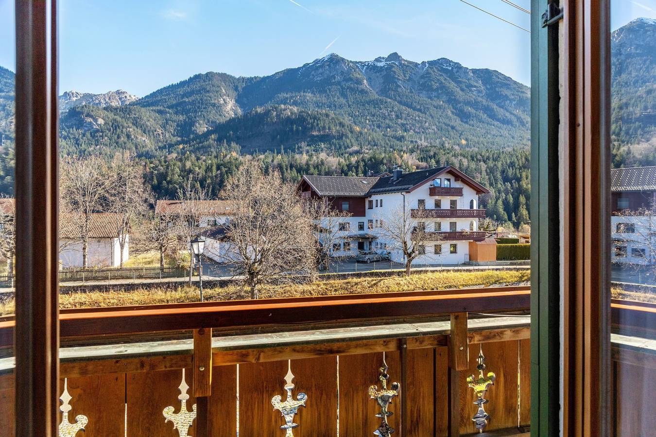 Ganze Wohnung, Apartment '3' mit Bergblick, Balkon und Wlan in Krün, Bayerische Alpen
