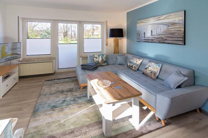 Ferienwohnung für 3 Personen, mit Balkon in Norddeich - 2