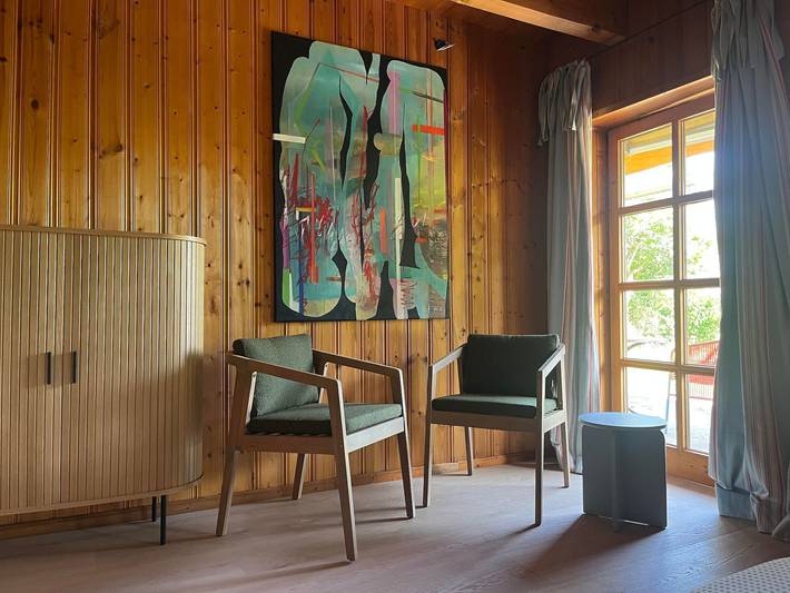 Ferienwohnung für 6 Personen, mit Terrasse und Garten in Das Blaue Land - 4