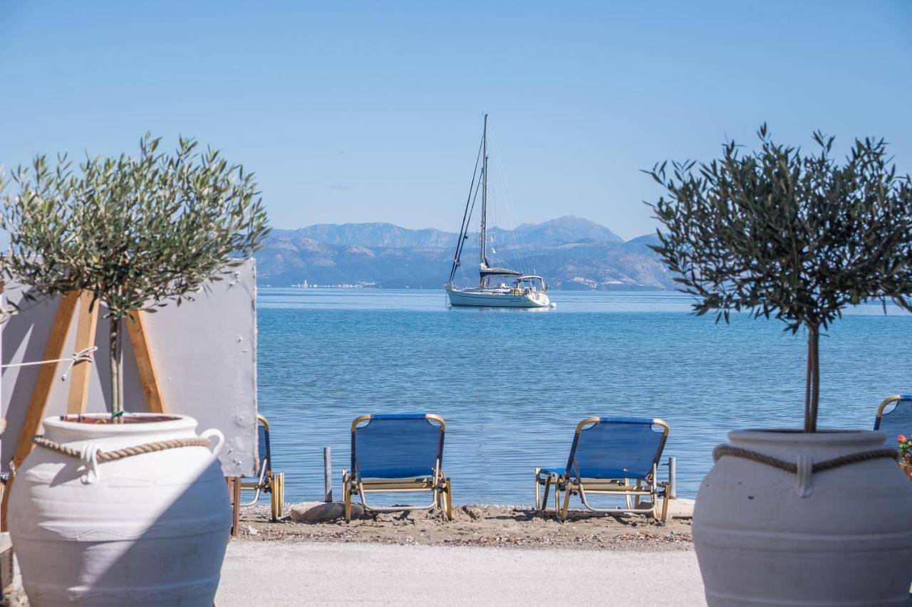 Twin Room with Sea View in Petriti, Corfu
