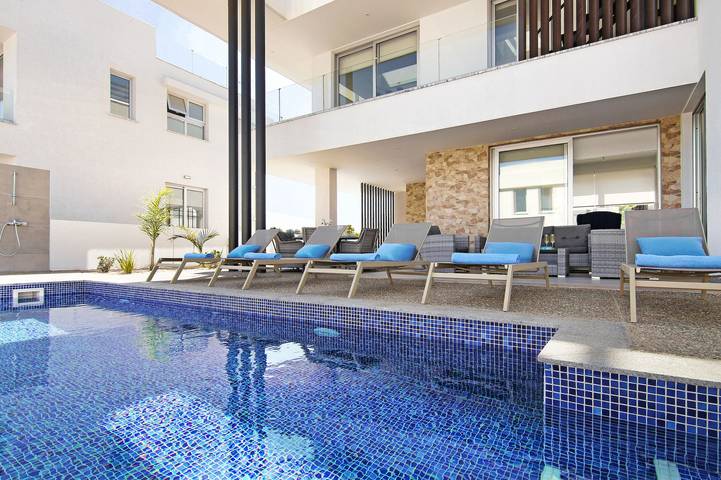 Villa voor 6 personen met balkon in Zuid Cyprus