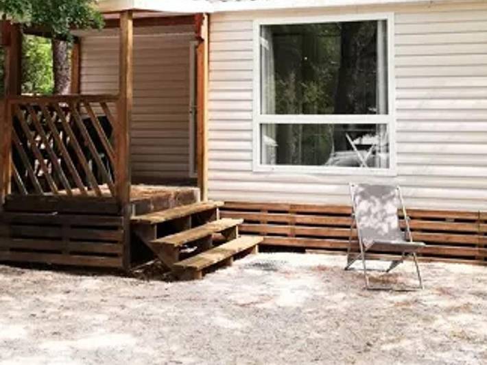 Mobil home pour 4 personnes, avec bassin pour enfant à Beaurecueil - 4