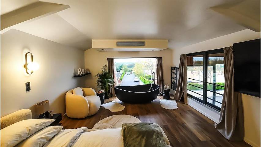 Location de vacances pour 4 personnes, avec vue et jardin, animaux acceptés à Bailly - 3