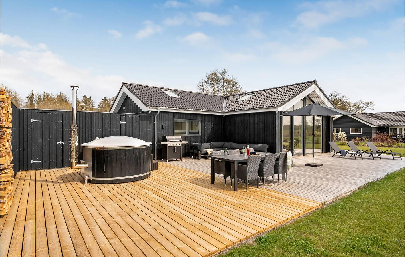 Ferienhaus für 10 Personen mit Sauna in Glesborg, Djursland