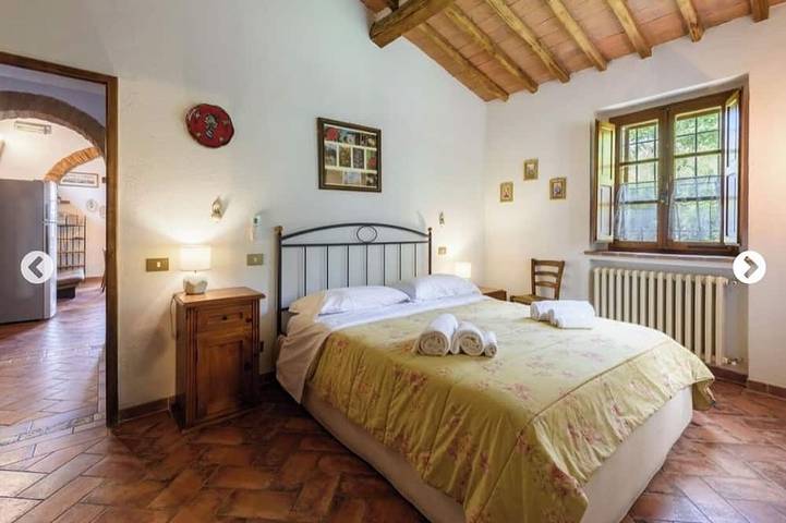 Private villa in the heart of chianti with view of siena in Castellina in Chianti, Chianti