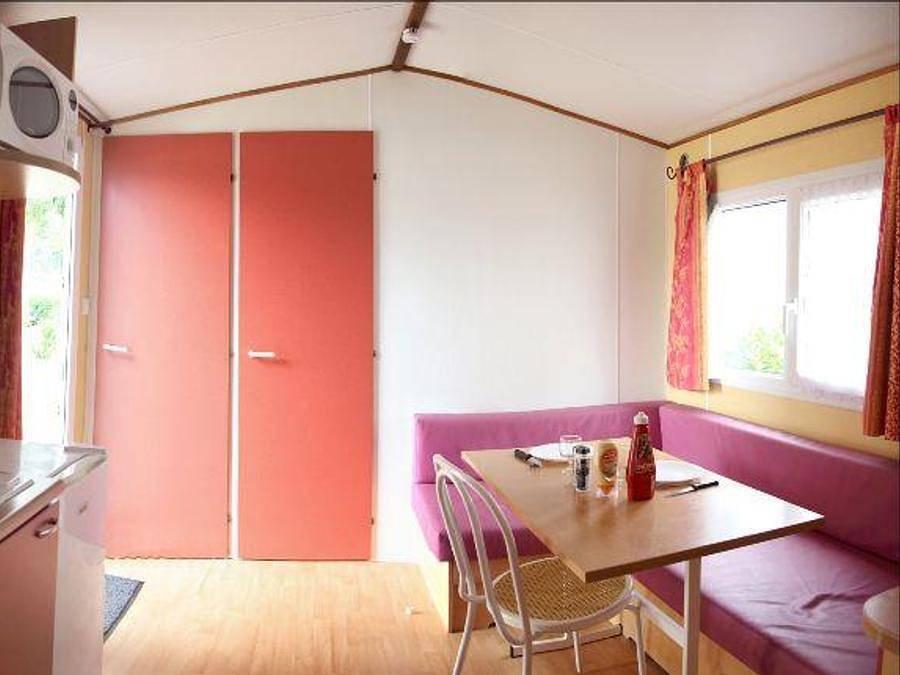 Camping Les Alouettes - Mobilhome 5 personas - Casa móvil económica (2 dormitorios) que llega el miércoles in La Chaize-Giraud, Valle del Loira