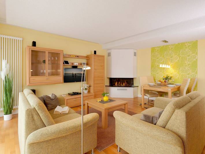Ferienwohnung für 6 Personen, mit Sauna und Ausblick sowie Balkon