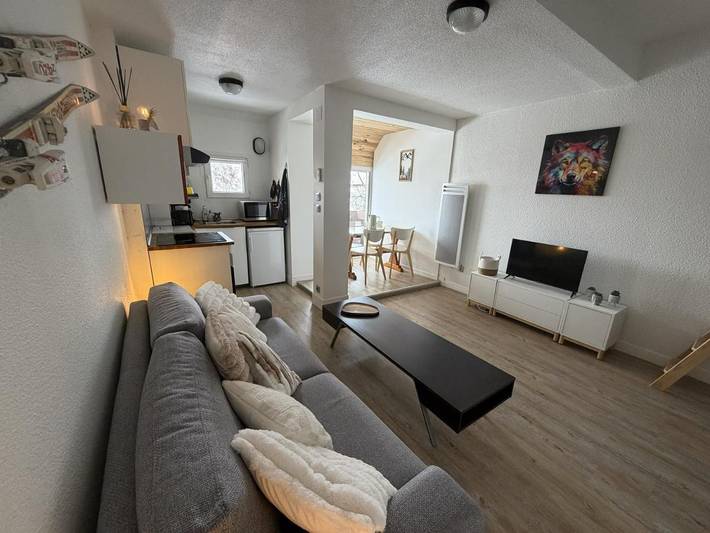 Gîte pour 4 personnes, avec vue sur le lac et vue à Loudervielle