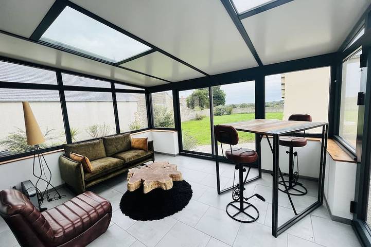 Maison de vacances pour 4 personnes, avec jardin, animaux acceptés à Blainville-sur-Mer