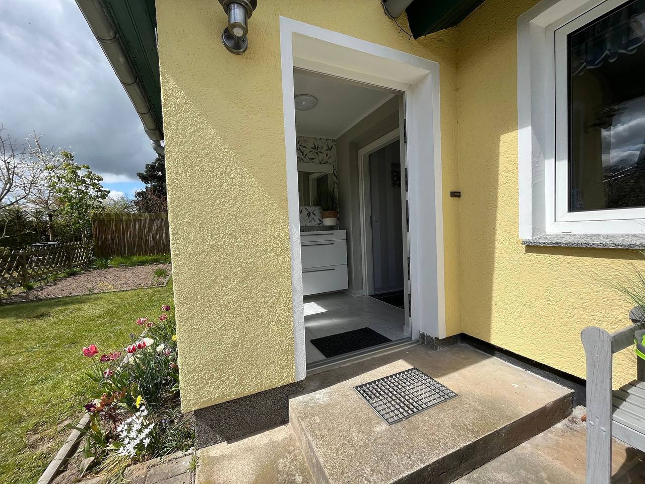 Ganze Ferienwohnung, Garten-Ferienhaus Biendorf Ot Westenbrügge - 3-Raum-Ferienhaus (max 3 Pers, 63m²) mit Gartenterrasse in Biendorf, Neubukow-Salzhaff