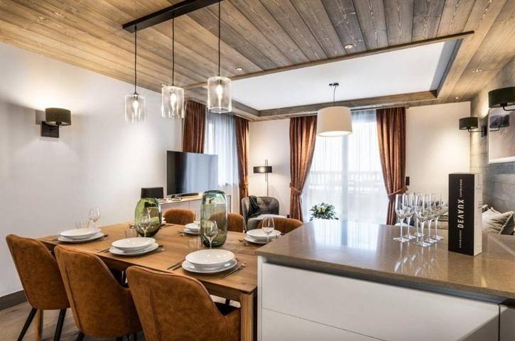 Gîte pour 6 personnes, avec Balcon dans Office de Tourisme de Megeve - 3