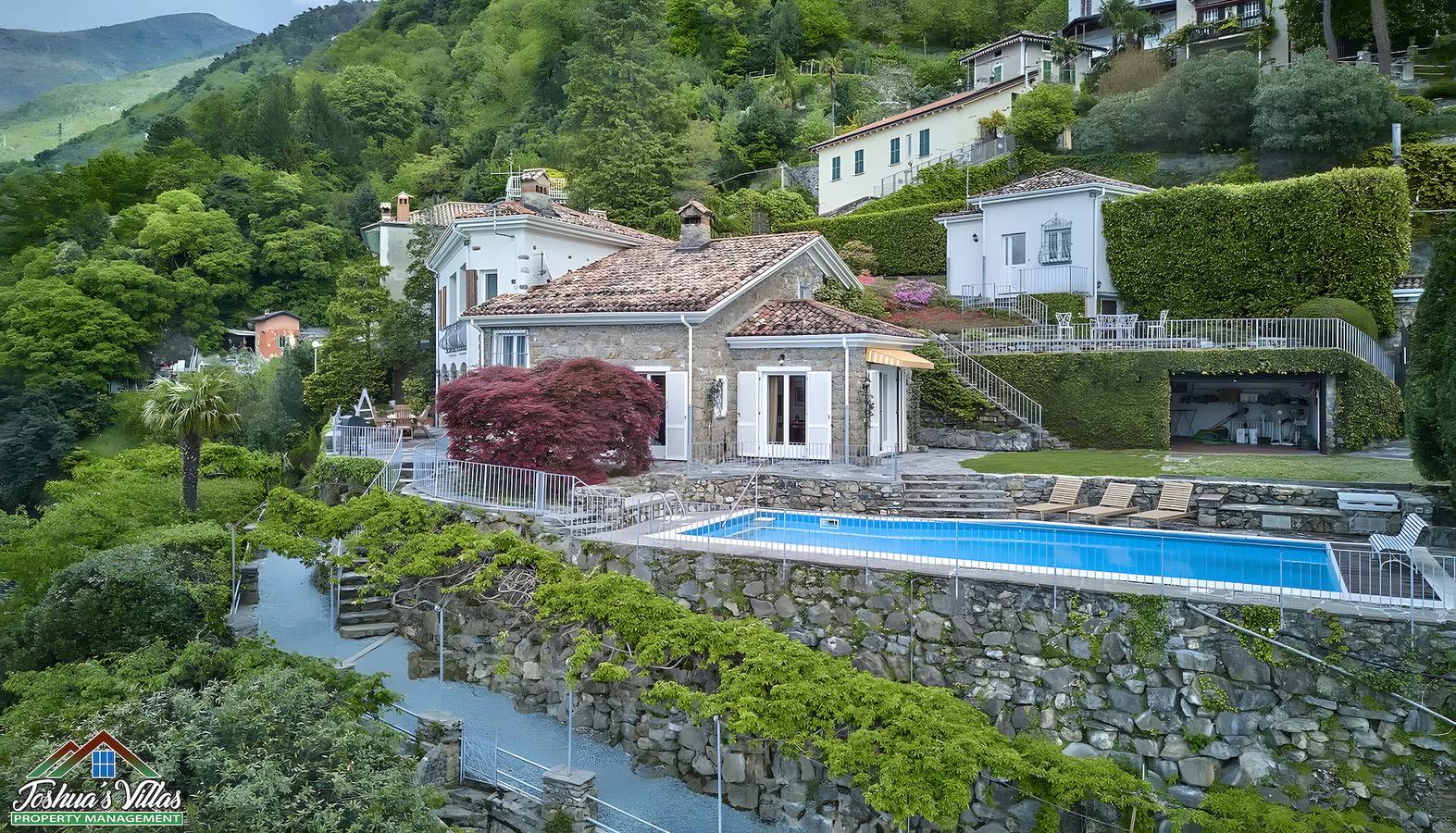 Villa 'I Tre Camini' with Lake View, Private Pool and Wi-Fi in Bellano, Lake Como
