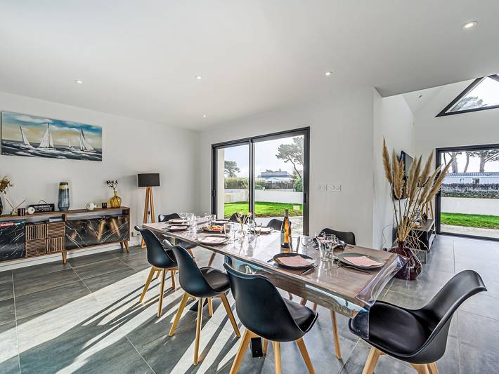 Location de vacances pour 8 personnes, avec jardin, animaux acceptés dans Plage Du Petit Rohu Saint Pierre Quiberon - 4