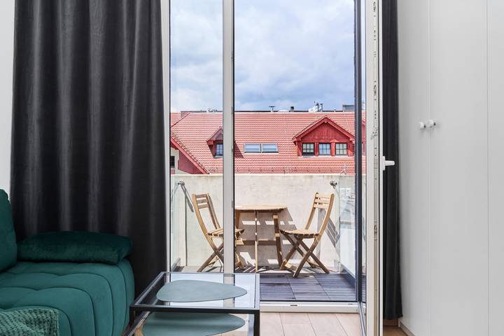 Entire holiday apartment, Functional Studio with Balcony | Close to Odra and Zoo in Wrocław, Lower Silesia