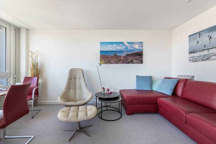 Ganze Wohnung, Apartment 'Sparkassenhaus' mit Meerblick, privater Terrasse und Wlan in Westerland, Sylt (Gemeinde)