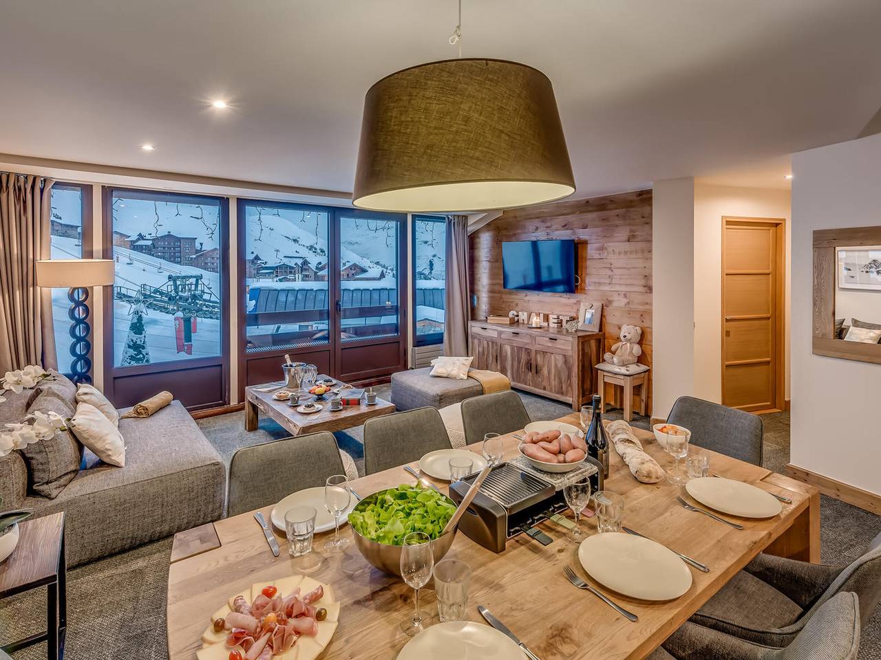 Appartement entier, Appartement Premium 86m² pour 8 pers. à Tignes avec Wi-Fi in Tignes, Parc National de la Vanoise