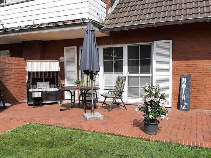 Ferienwohnung für 3 Personen, mit Terrasse und Garten in Greetsiel, Krummhörn