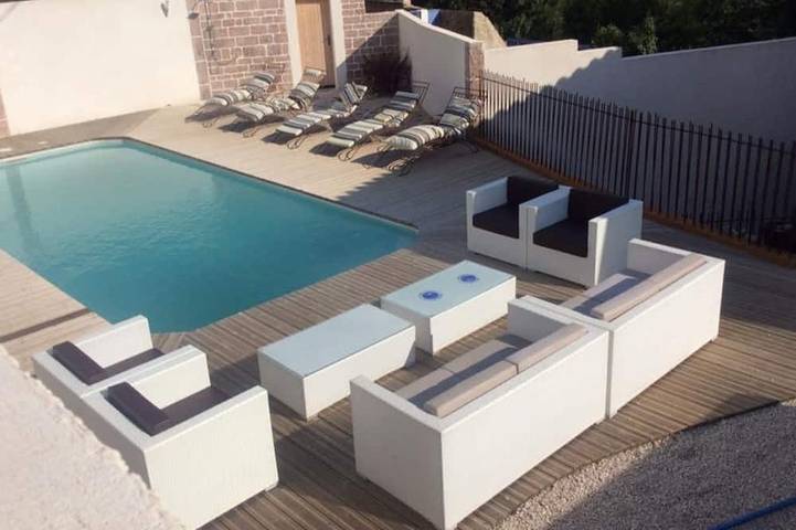 Maison de vacances pour 13 personnes, avec jacuzzi ainsi que jardin et balcon, animaux acceptés - 1