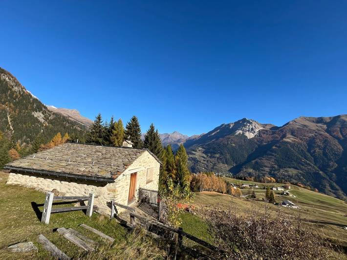 Ferienhaus für 3 Personen, mit Balkon und Garten sowie Ausblick in Graubünden - 4