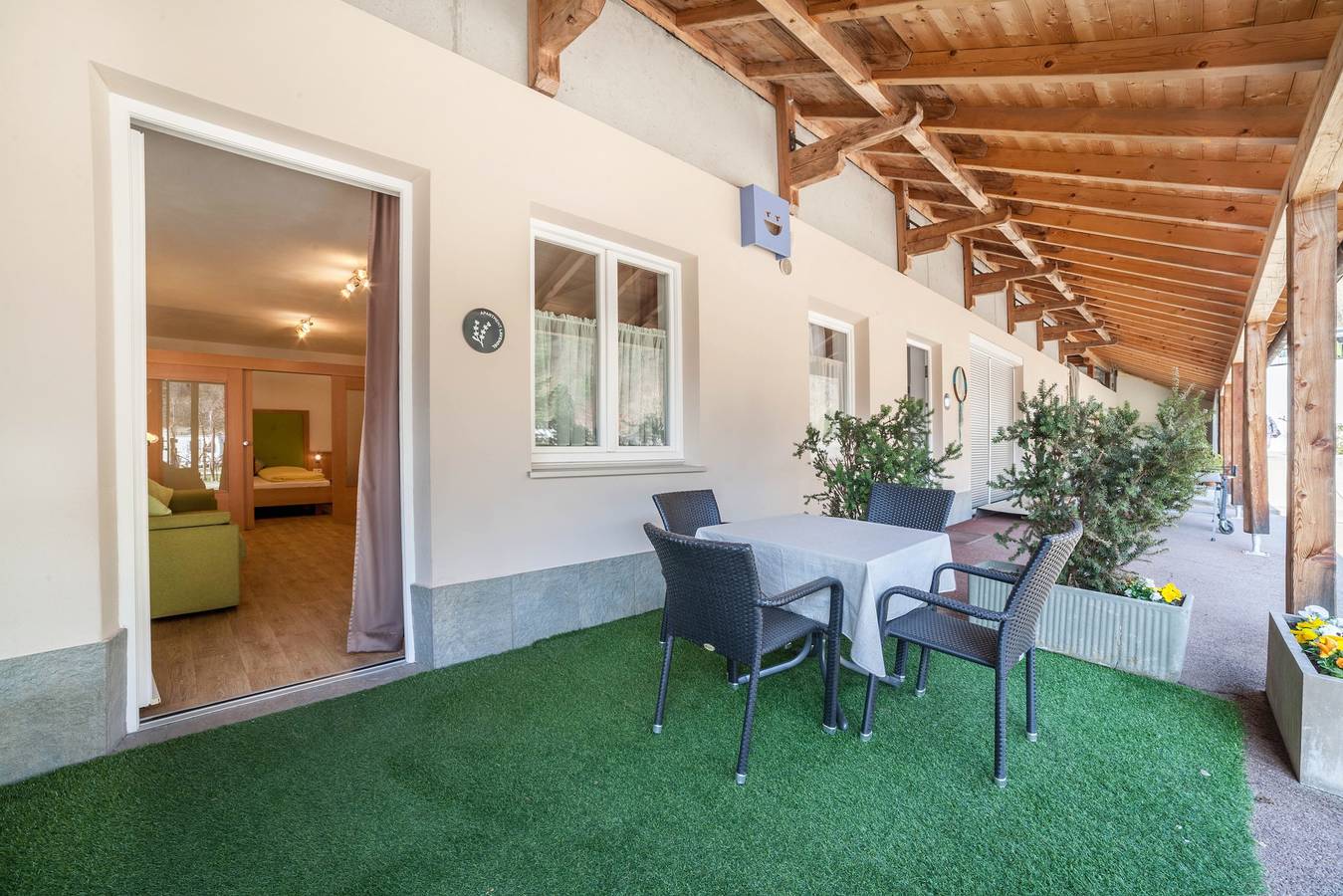 Ganze Wohnung, Ferienwohnung "Camping Passeier Lavendel" mit Bergblick & Wlan in Saltaus, St. Martin in Passeier