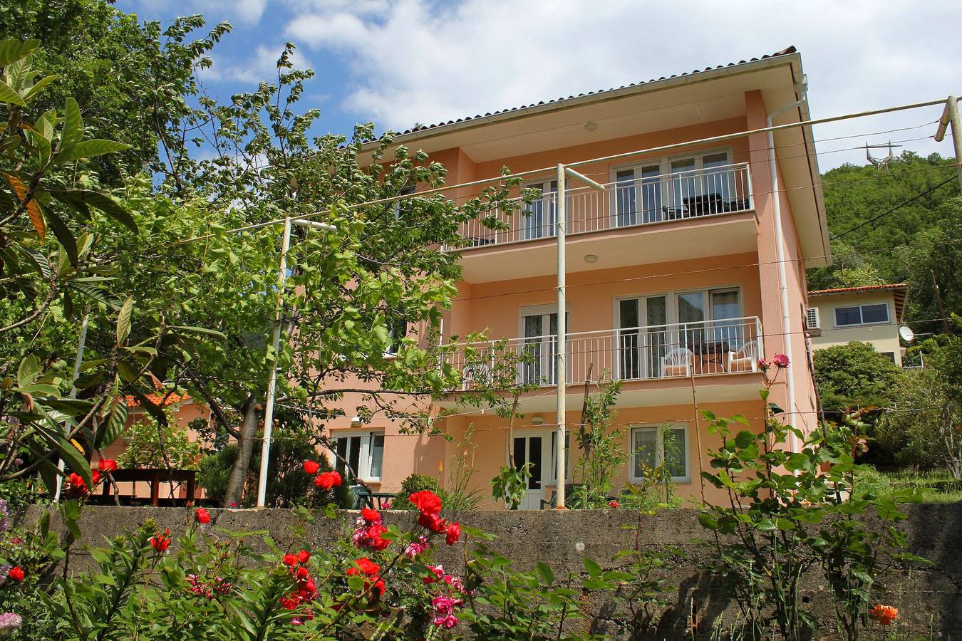 Appartamento intero, Appartamento di due stanze con terrazzo Draga di Moschiena - Mošćenička Draga, Abbazia - Opatija A-2327-c in Moscenicka Draga, Abbazia Croazia