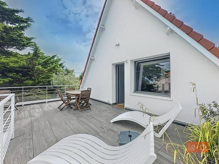 Appartement de vacances pour 4 personnes, avec Balcon ainsi que Terrasse et Vue à Ambleteuse