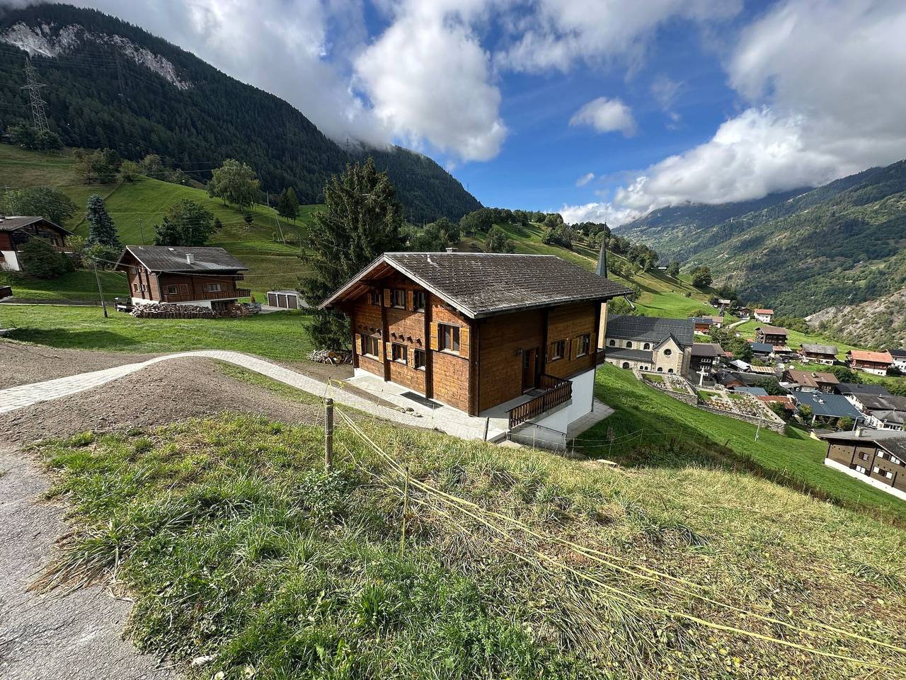 Ganze Ferienwohnung, Haus Mallum - Erdgeschoss Fewo Chalet Mallum in Grengiols, Aletsch Arena