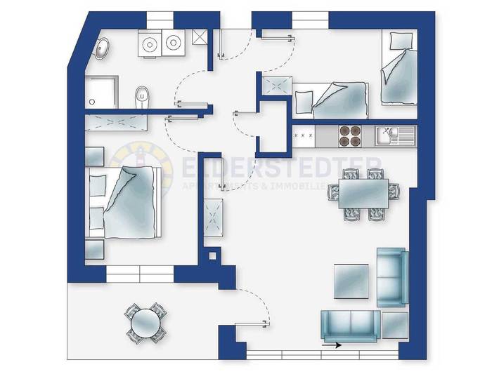 Bungalow für 4 Personen, mit Garten in St. Peter-Ording - 3