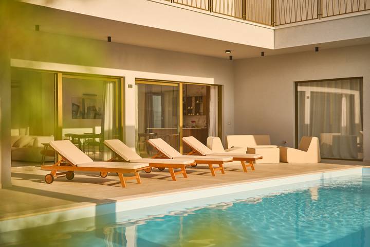Ferienhaus für 8 Personen, mit Terrasse und Garten sowie Pool in Lanterna - 2