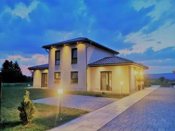 Ferienhaus für 4 Personen, mit Ausblick und Sauna sowie Terrasse und Garten in Harzgerode