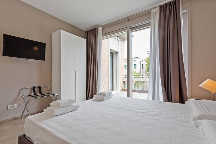 Ganze Wohnung, Ferienwohnung für 6 Personen mit Balkon/Terrasse in Treviso, Treviso Provinz