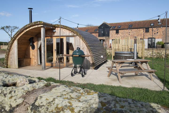 Hut for 4 people, with garden in Yorkshire