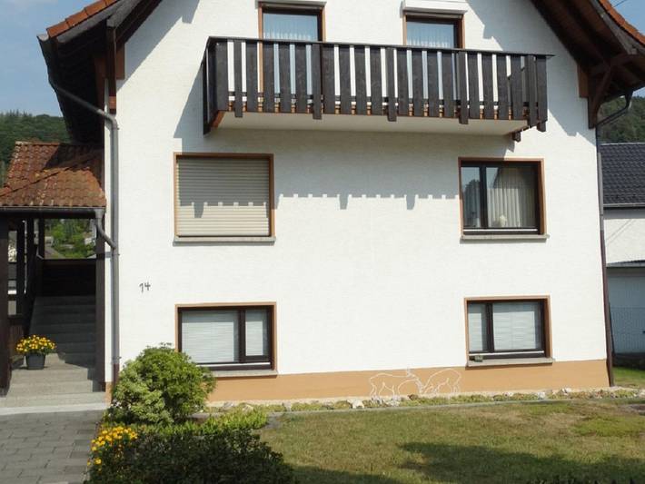 Ferienhaus für 5 Personen, mit Garten und Balkon, kinderfreundlich in Roßbach